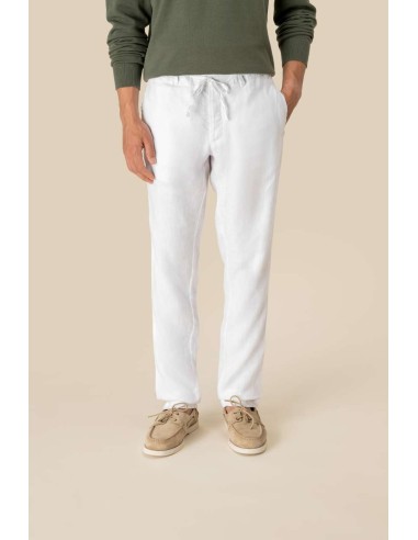 SPA-SP732-ECO-FRIENDLY MEN'S LINEN WASHED EFFECT TROUSERS